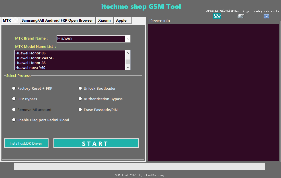 iTechmo GSMTool 刷机解锁救砖破解版创新科技-手机硬改 手机维修解锁救砖（破解工具大全)创新科技